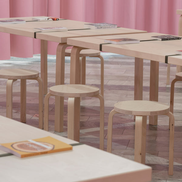 Stool E60 Wild Birch by Artek — haus®