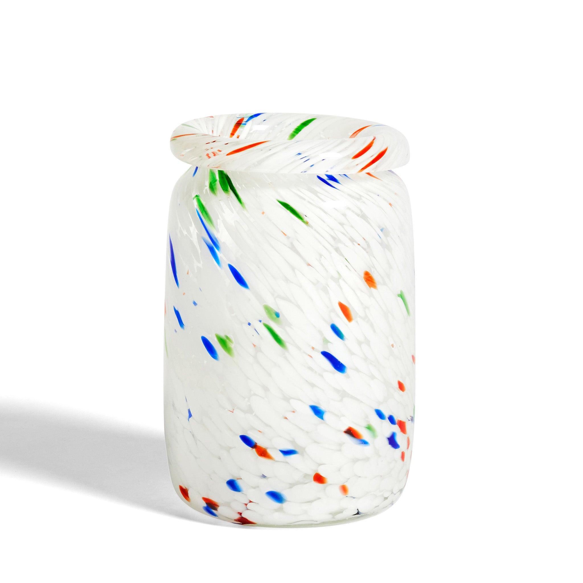 Splash Vase White Dot Medium by Hay