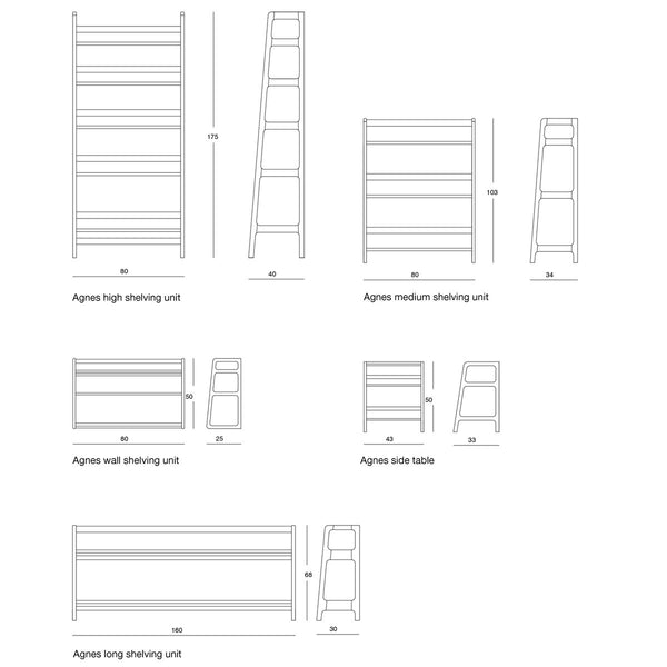 Agnes Long Low Shelving Unit by SCP — haus®