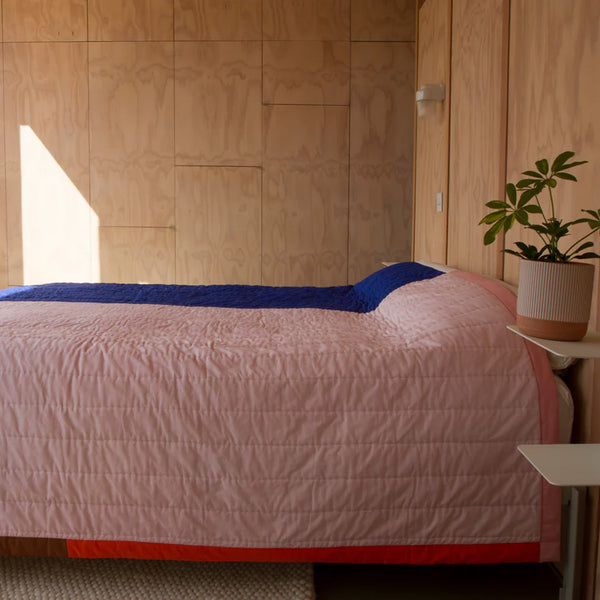 Extra Large Colour Block Quilt — haus®