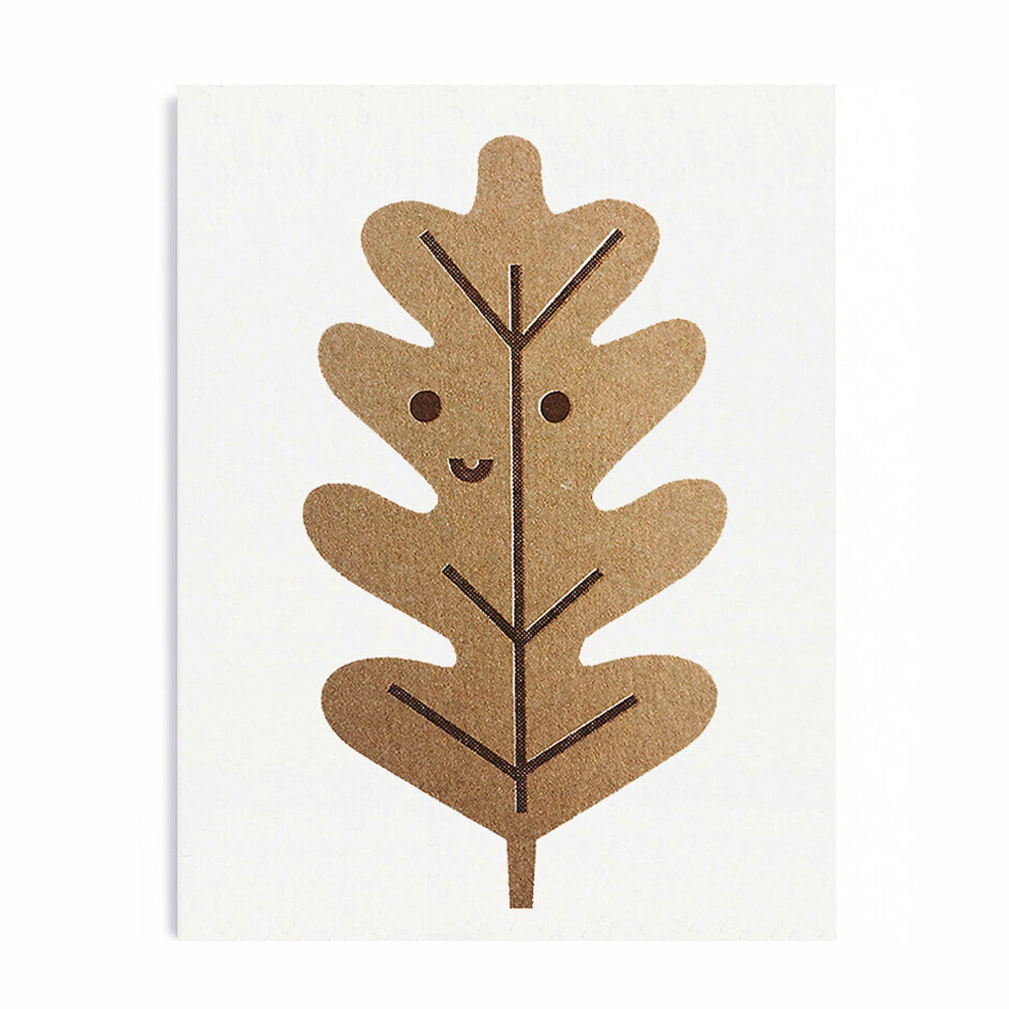 Gold Leaf Mini Card by Scout Editions