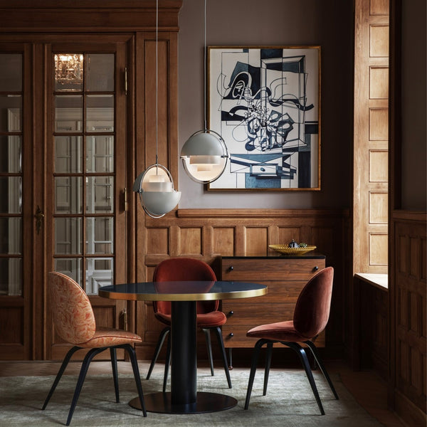 Gubi Multi-Lite Pendant – White – Chrome | Clearance | Haus London