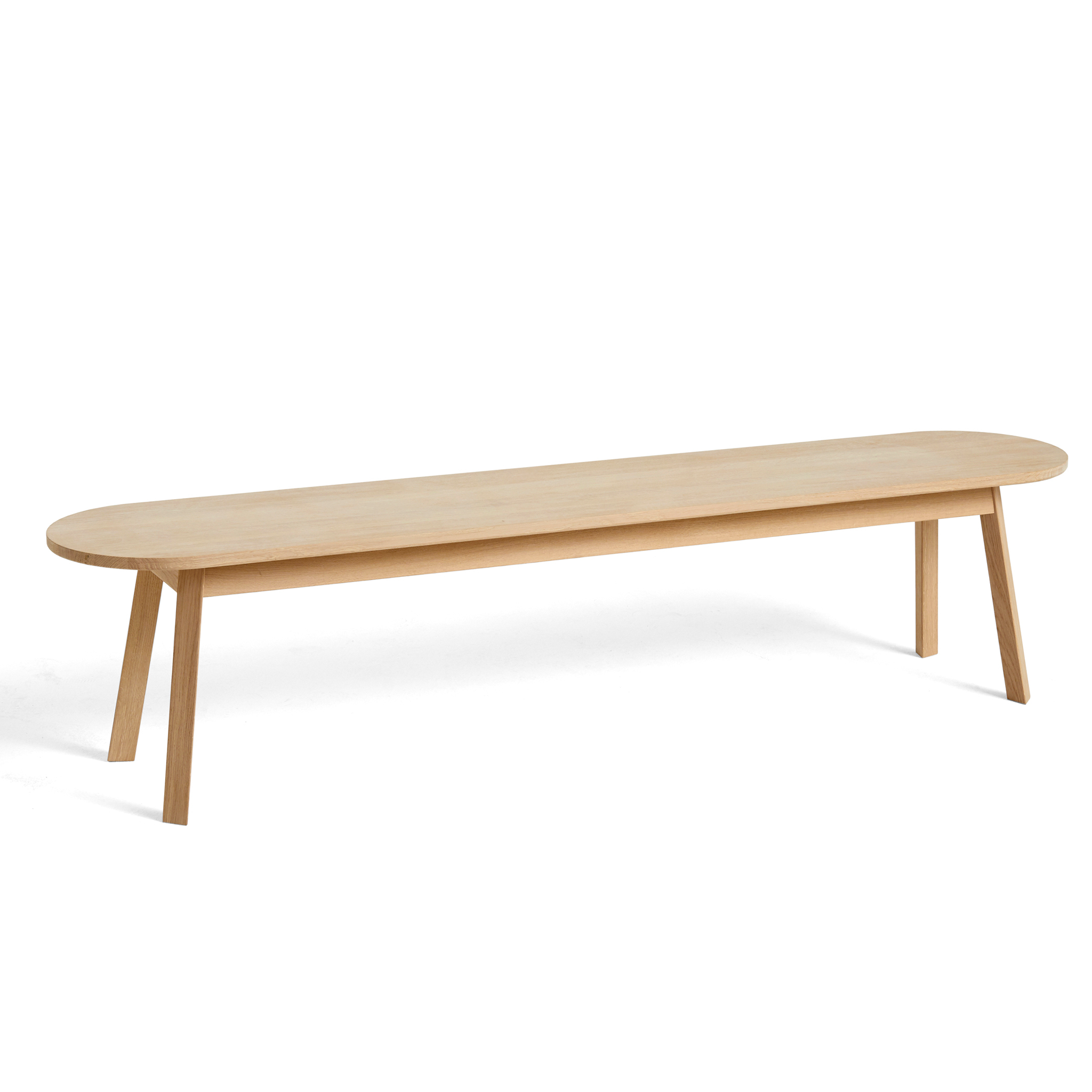 Clearance Triangle Leg Bench / L200cm / Soaped Oak by Hay