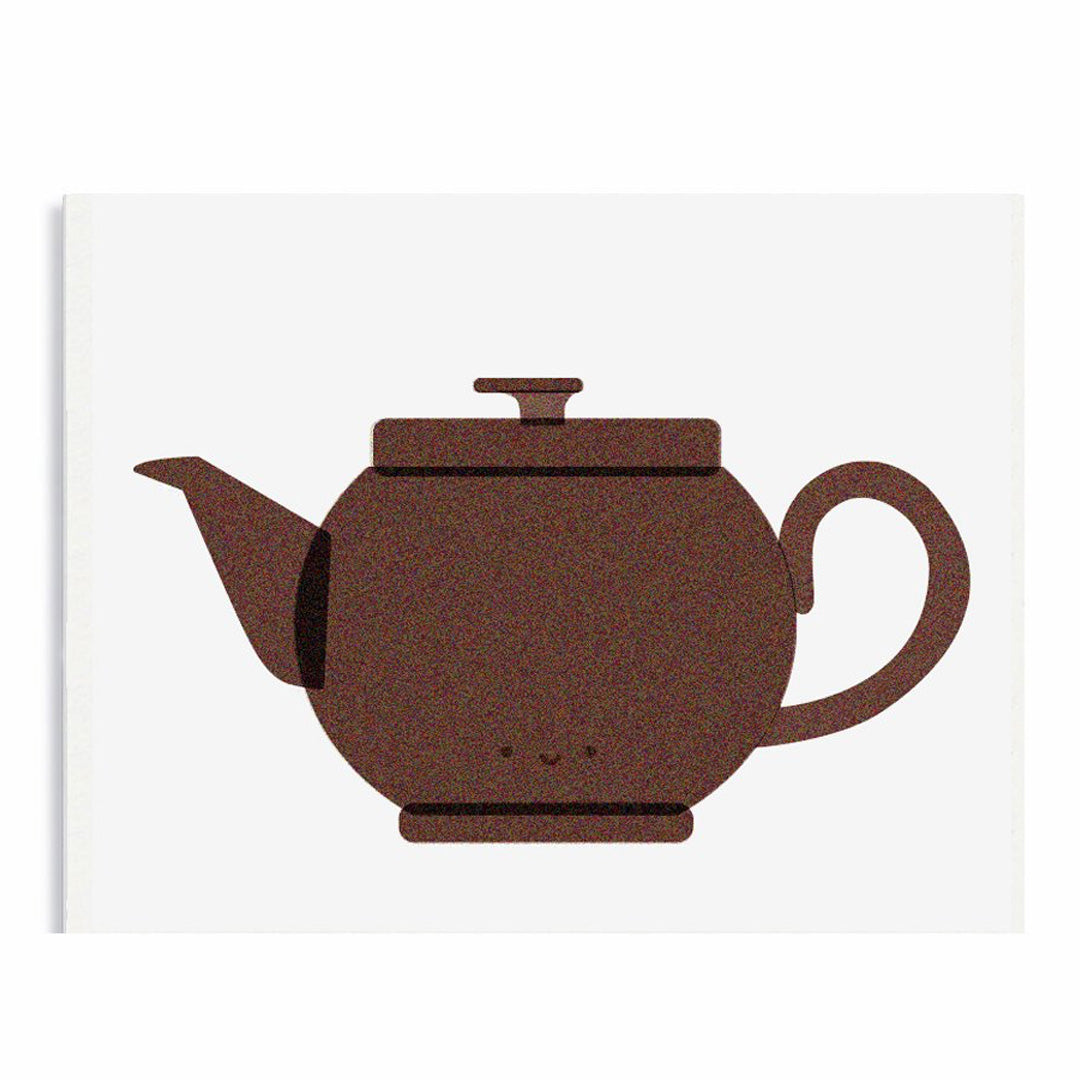 'Brown Betty' Teapot Mini Card by Scout Editions