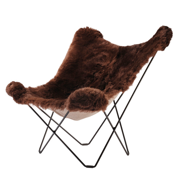 Mariposa Butterfly Lambskin Chair by Cuero — haus®