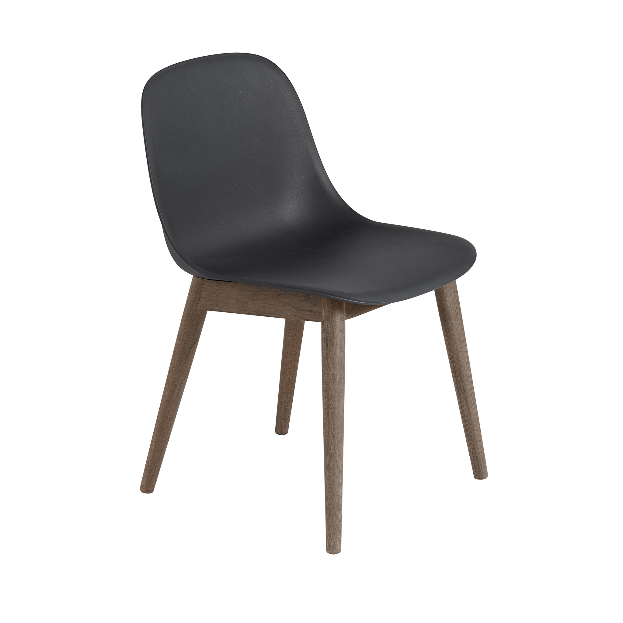Fiber Side Chair with Wood Base by Muuto