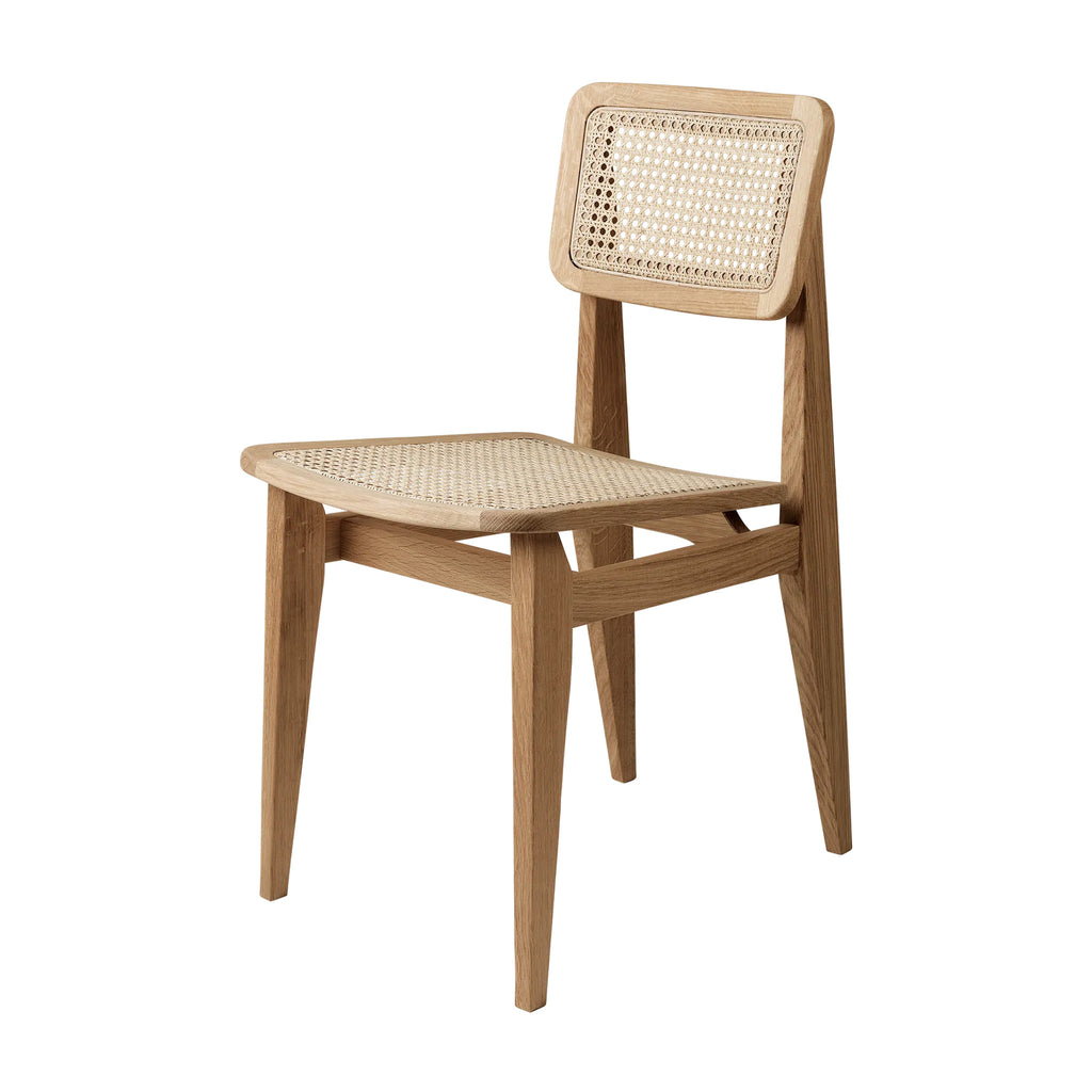 C-Chair Dining Chair - French Cane By Gubi