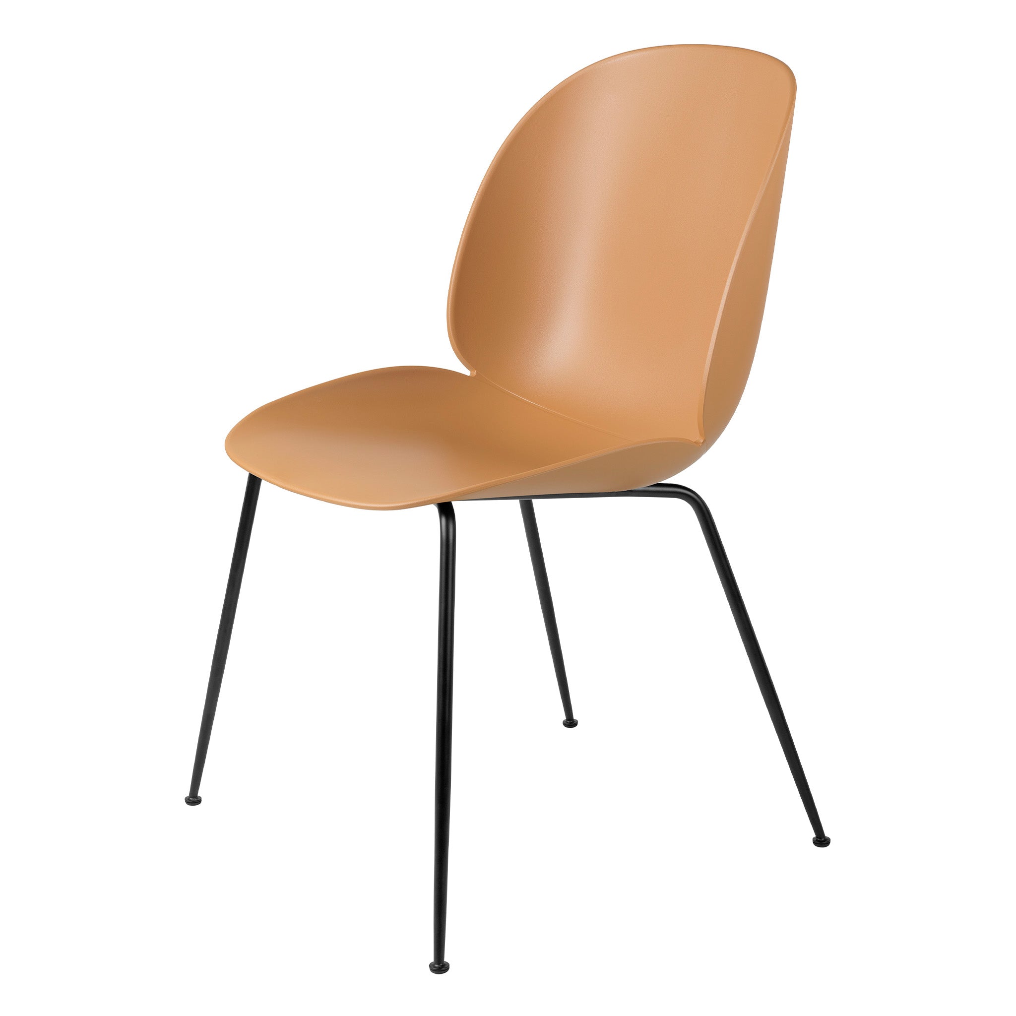 Beetle Recycled Dining Chair Conic Base by Gubi