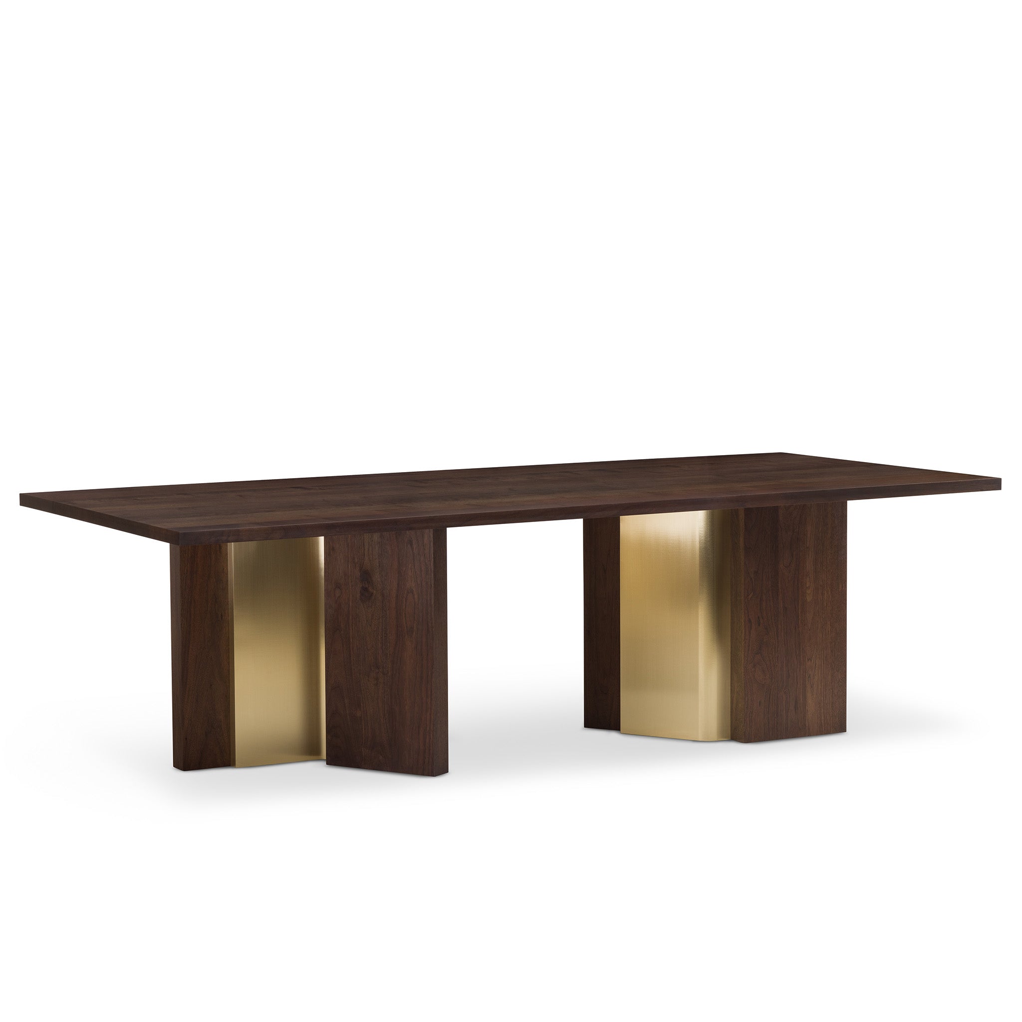 Izar Dining Table With Brass By Anthony Guerrée