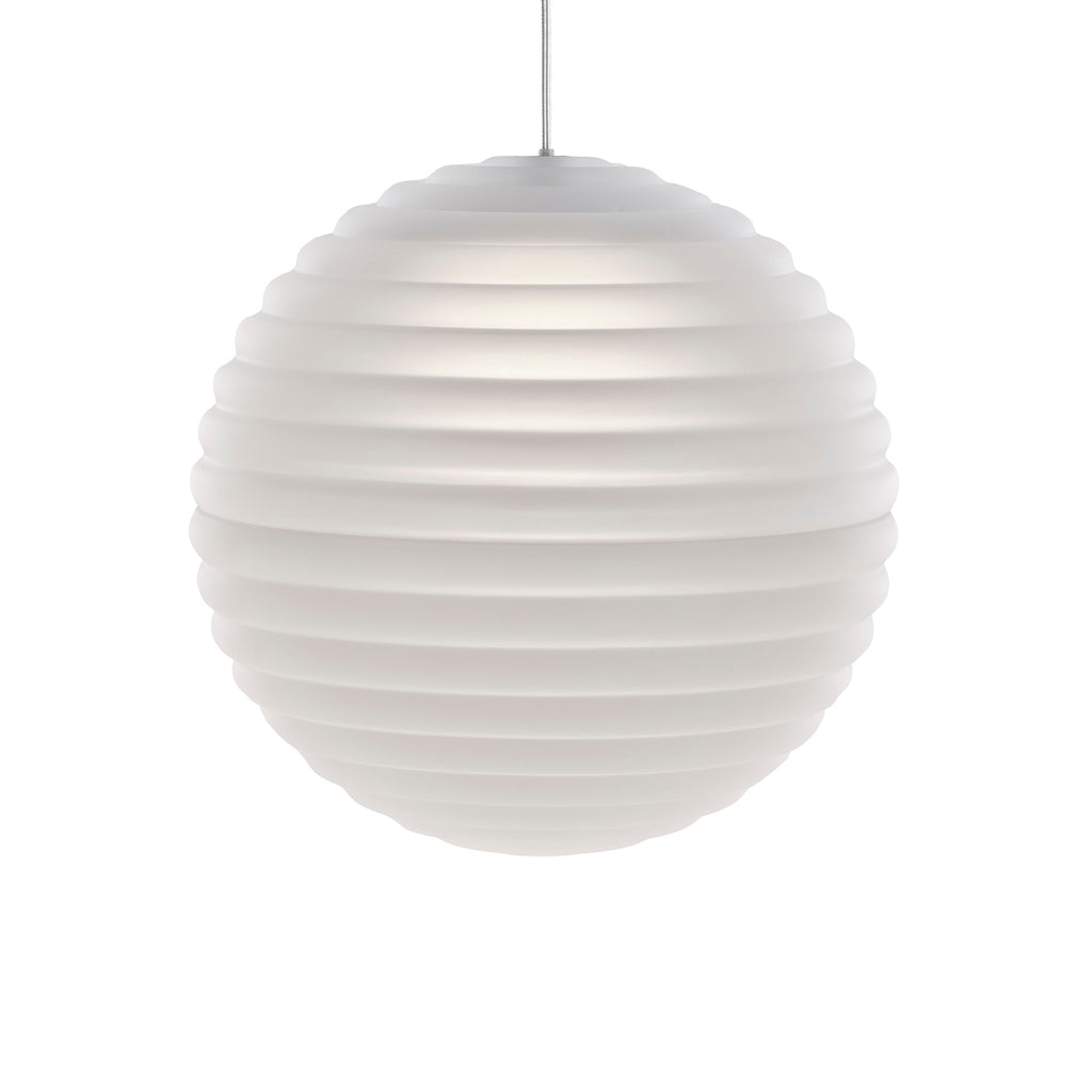 Press Frosted Sphere Pendant by Tom Dixon
