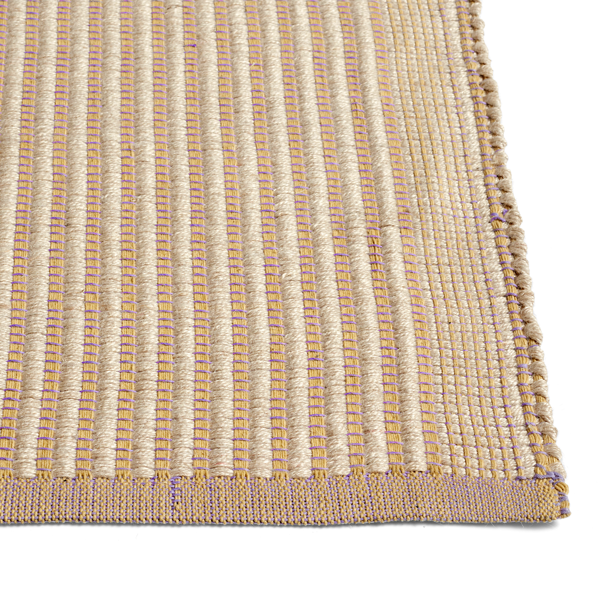 Clearance Tapis Rug L200 x W80cm / Off White & Lavender by Julie Richoz for Hay