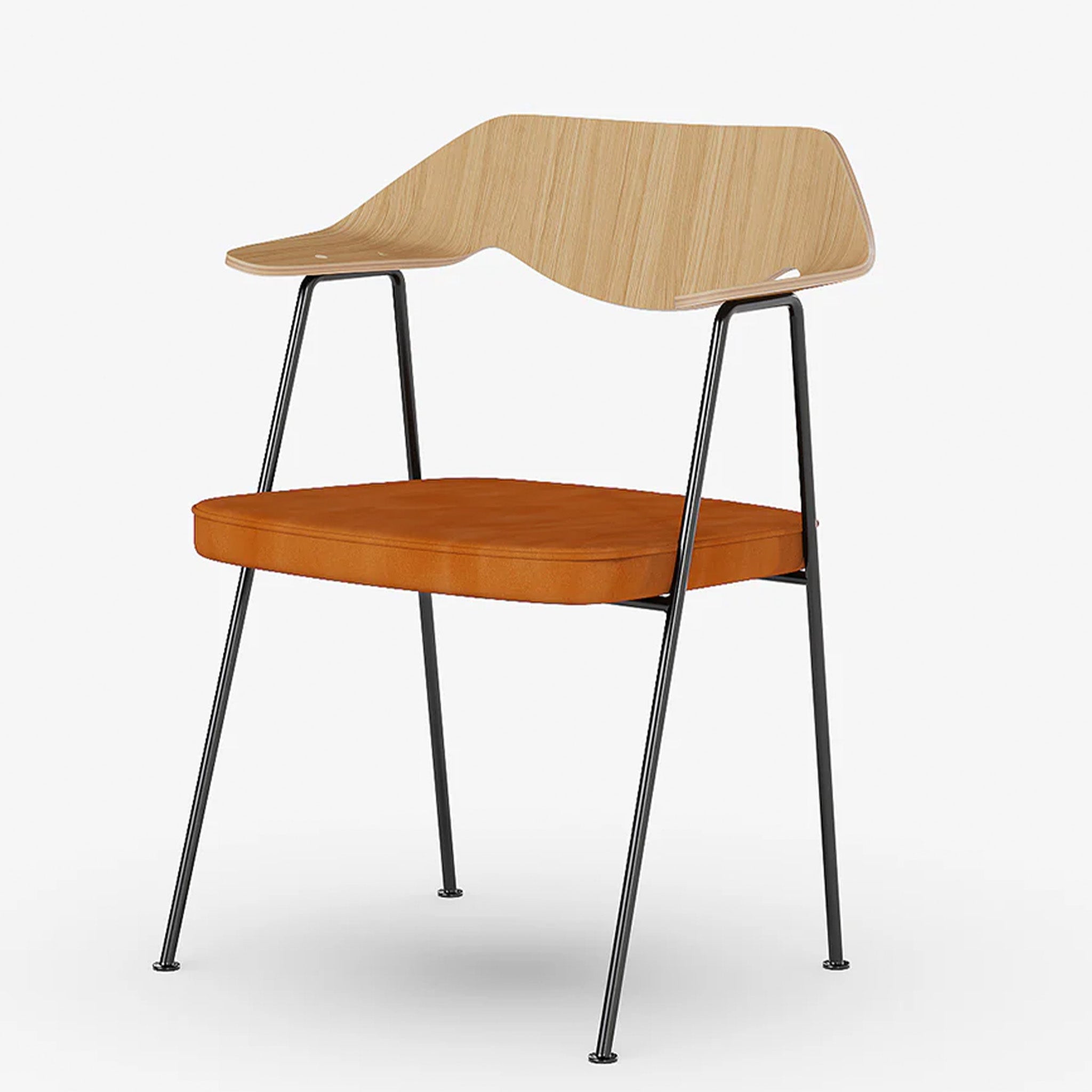 675 Chair - Ultrasuede® Seat by Case