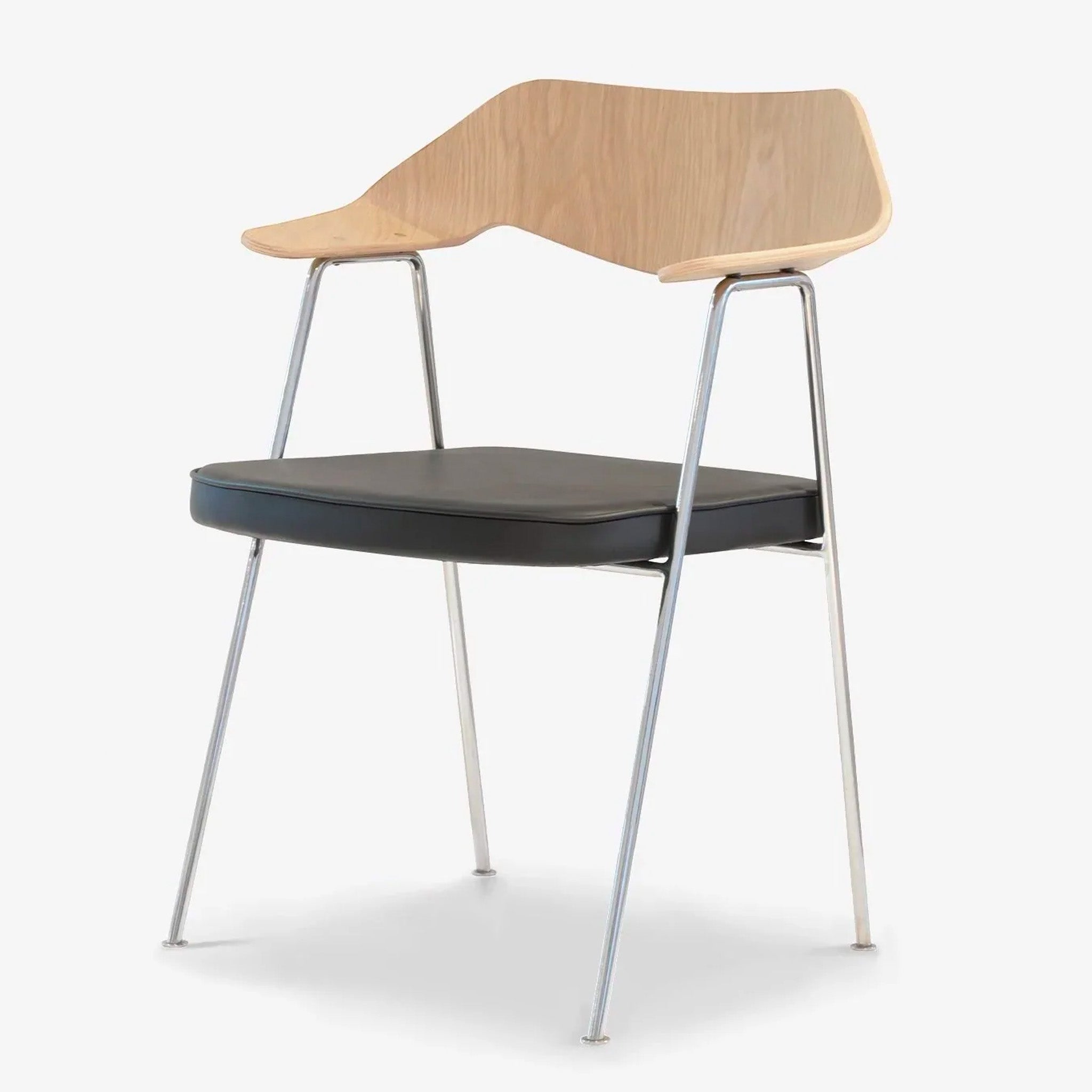 675 Chair - Leather Seat by Case