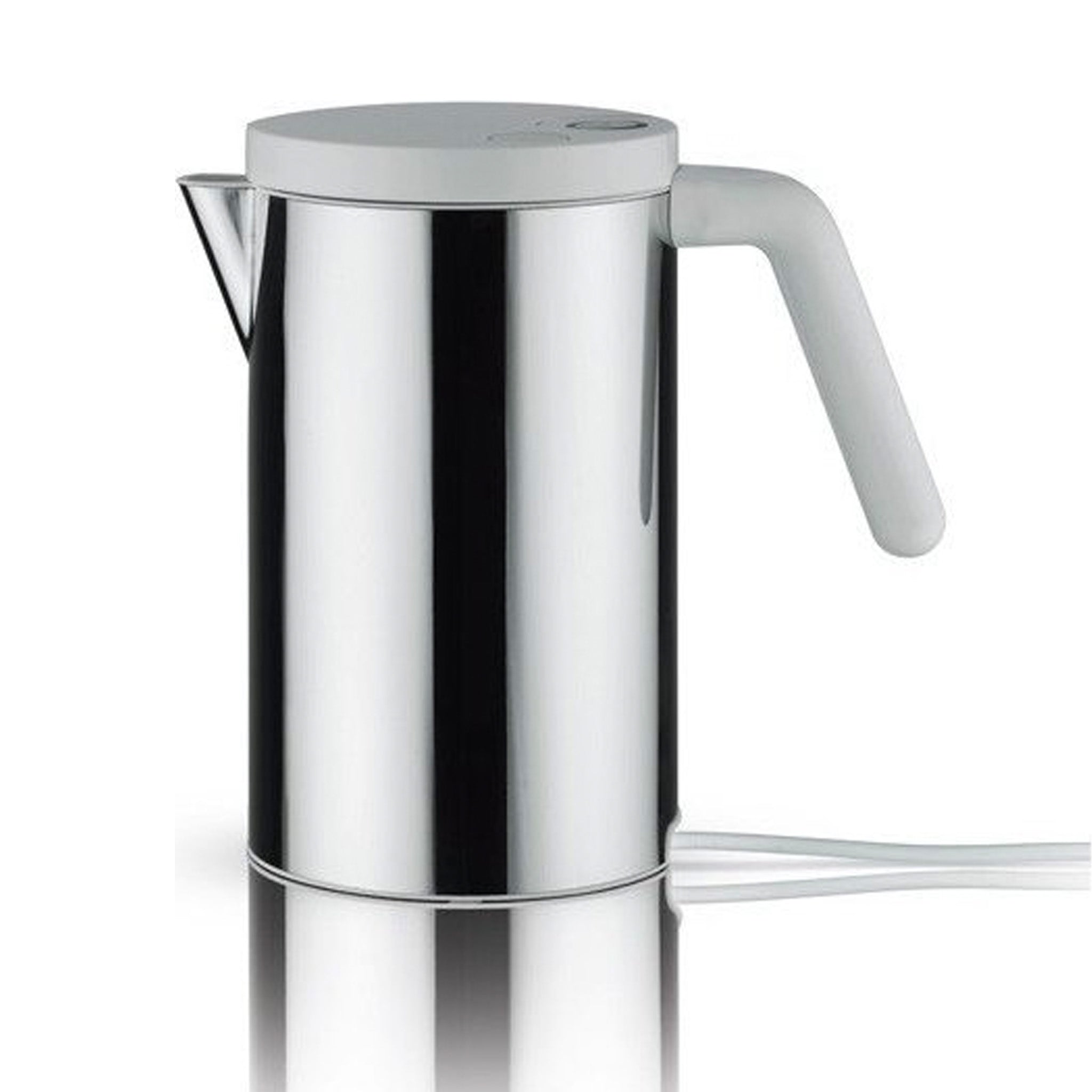 80cl Hot It Kettle in Stainless Steel / White by Alessi