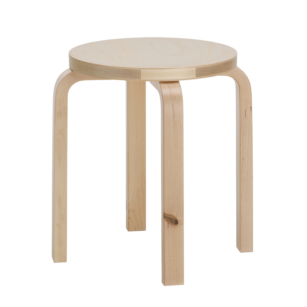 Stool E60 Wild Birch by Artek