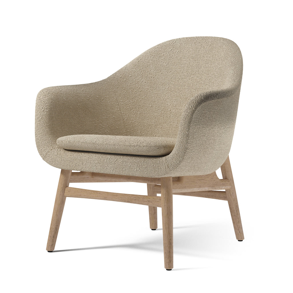 Harbour Lounge Chair with Wood Base by Norm Architects