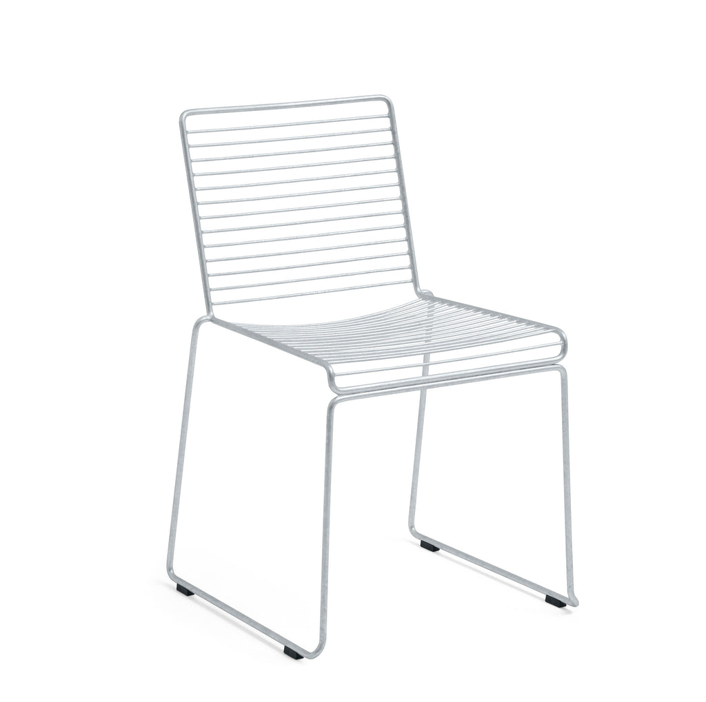 Hee Dining Chair Hot Galvanised by Hay
