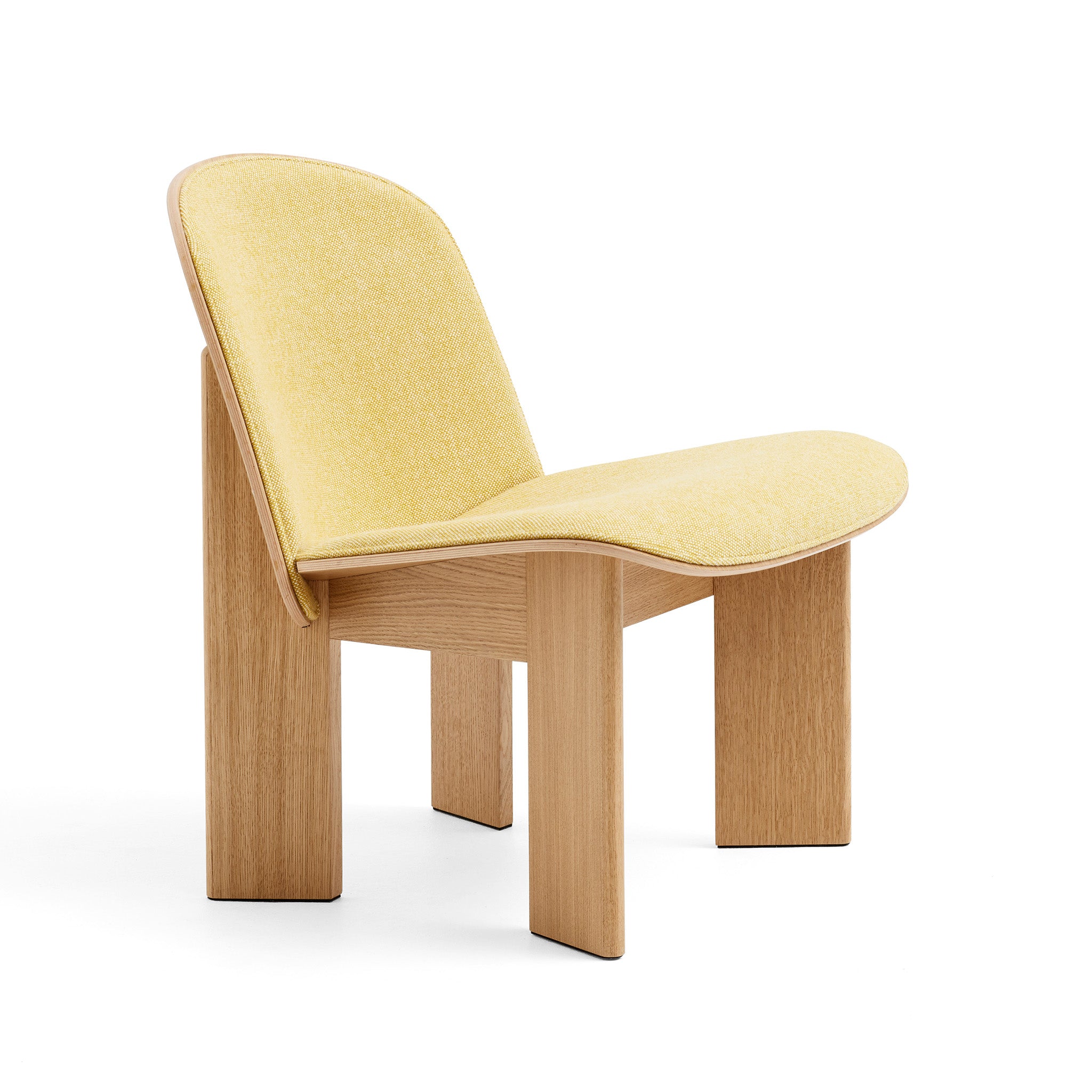 Chisel Lounge Chair Front Upholstered by Andreas Bergsaker for Hay