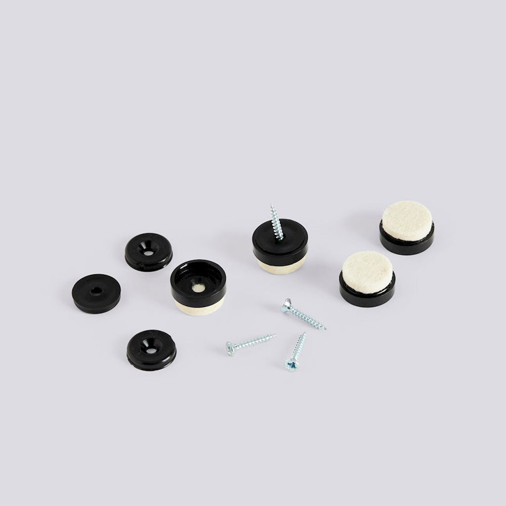 Set of 4 Gliders for Wood Base Chairs By Hay