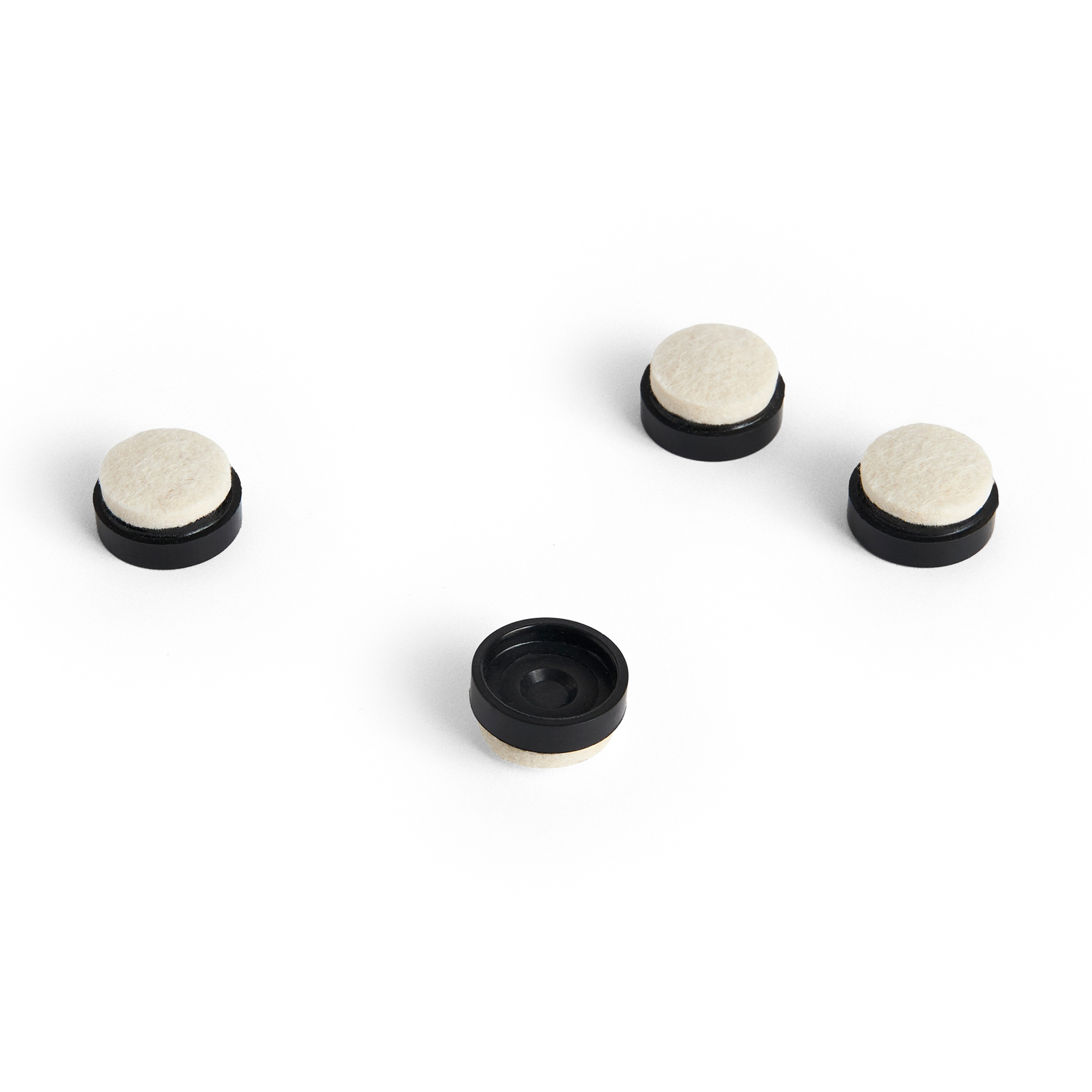 Set of 4 Gliders for Wood Base Chairs By Hay