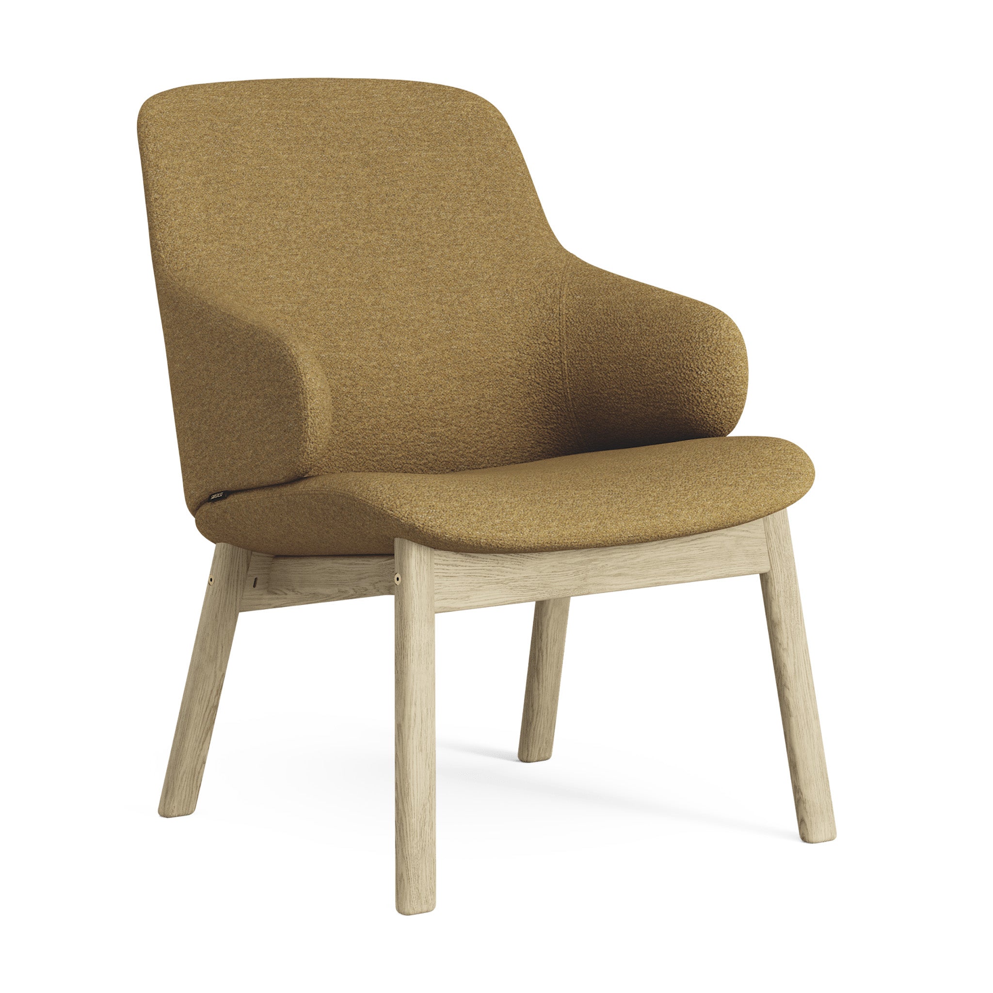 Amstelle Lounge Chair with Wooden Base by Swedese