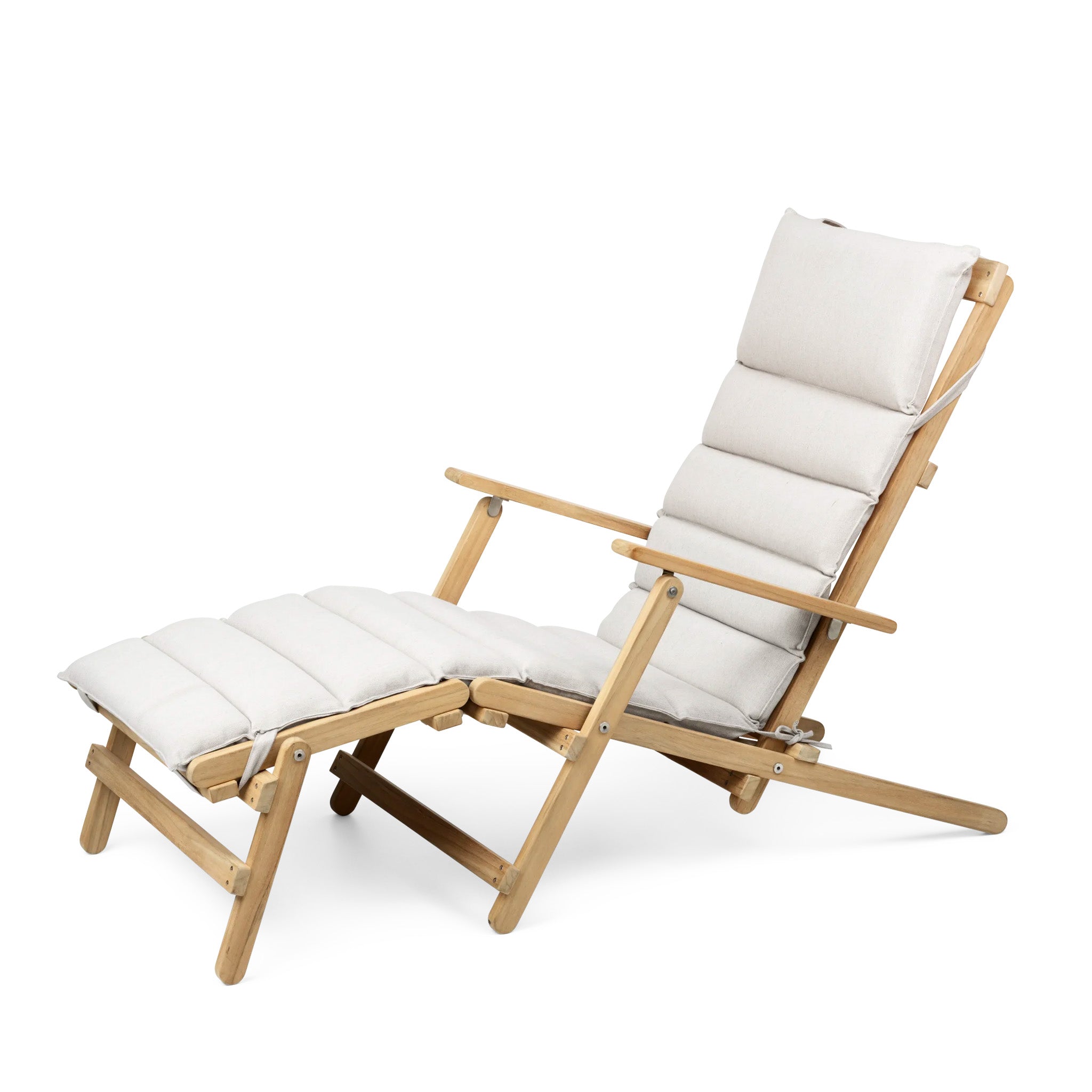BM5565 Outdoor Deck Chair With Footrest by Børge Mogensen