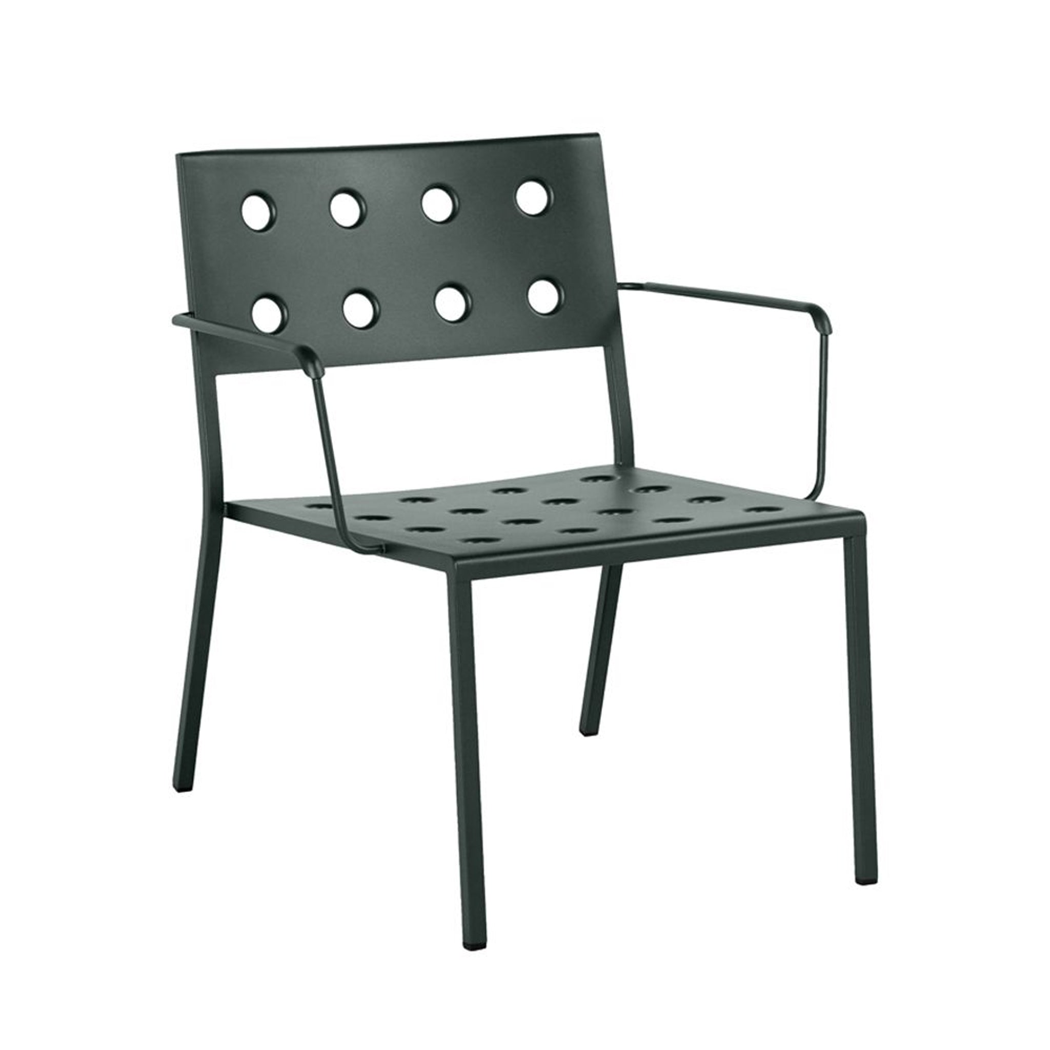 Clearance Balcony Lounge Armchair / Forest Green / K146