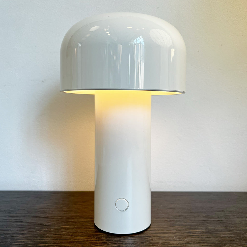 Bellhop Portable Table Lamp v1 / Glossy White by FLOS (Clearance)