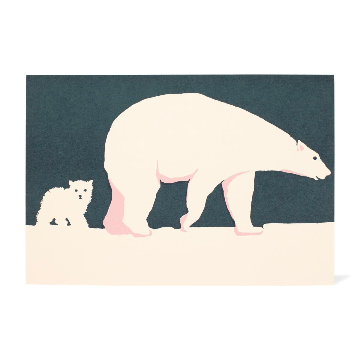 Baby Polar Bear Christmas Card