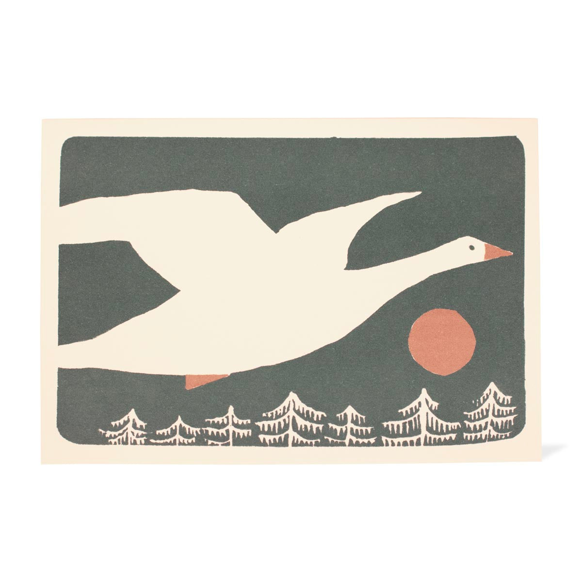 Snow Goose Christmas Card