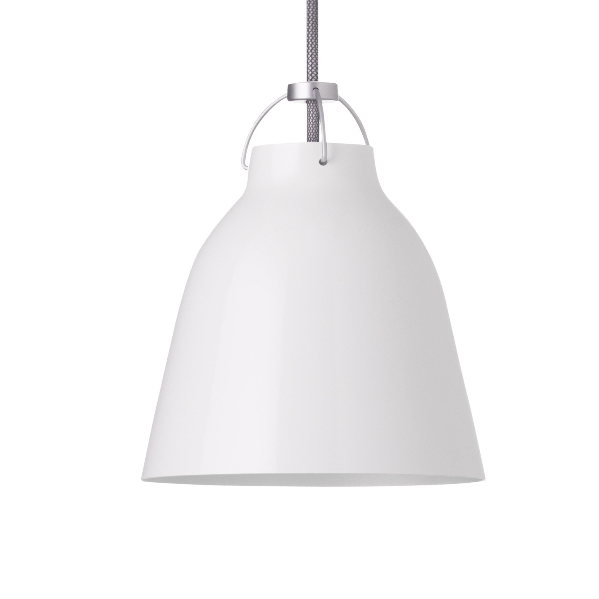 Clearance Caravaggio High Gloss Pendant / P0 / White by Fritz Hansen