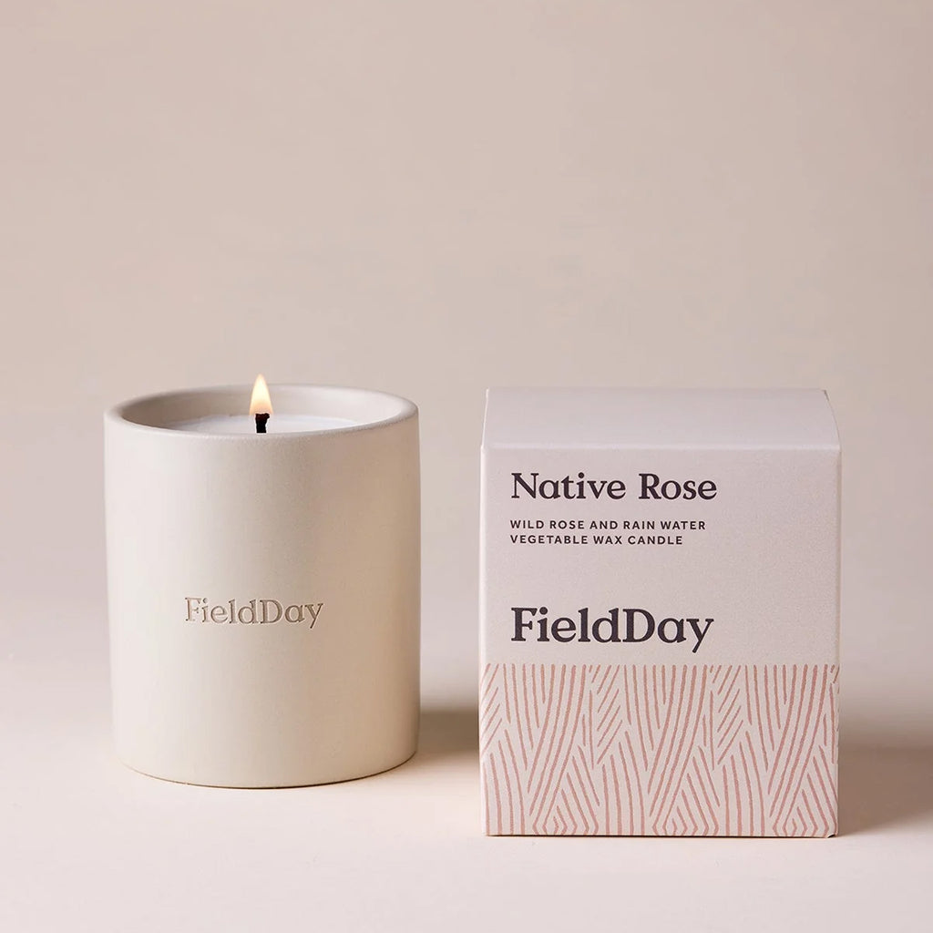 Classic Native Rose Stoneware Candle by FieldDay