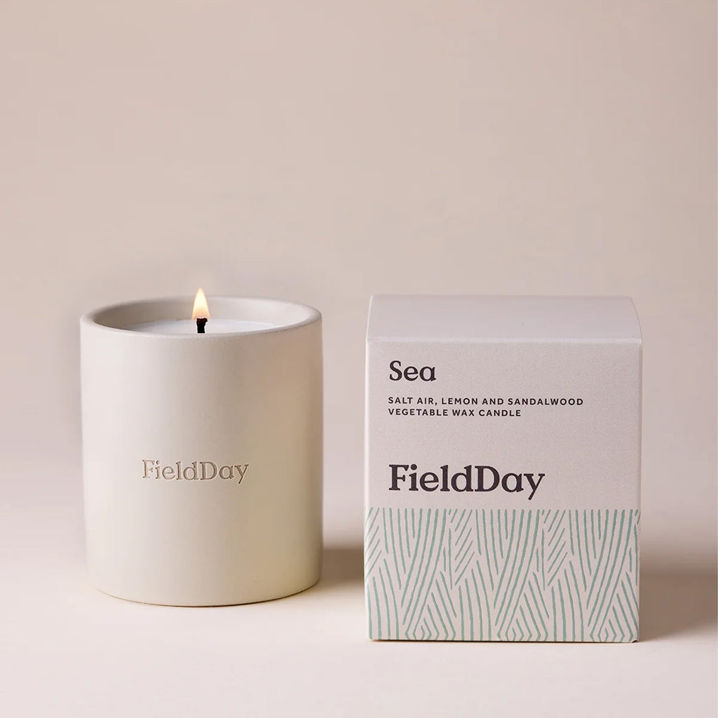 Classic Sea Stoneware Candle by FieldDay