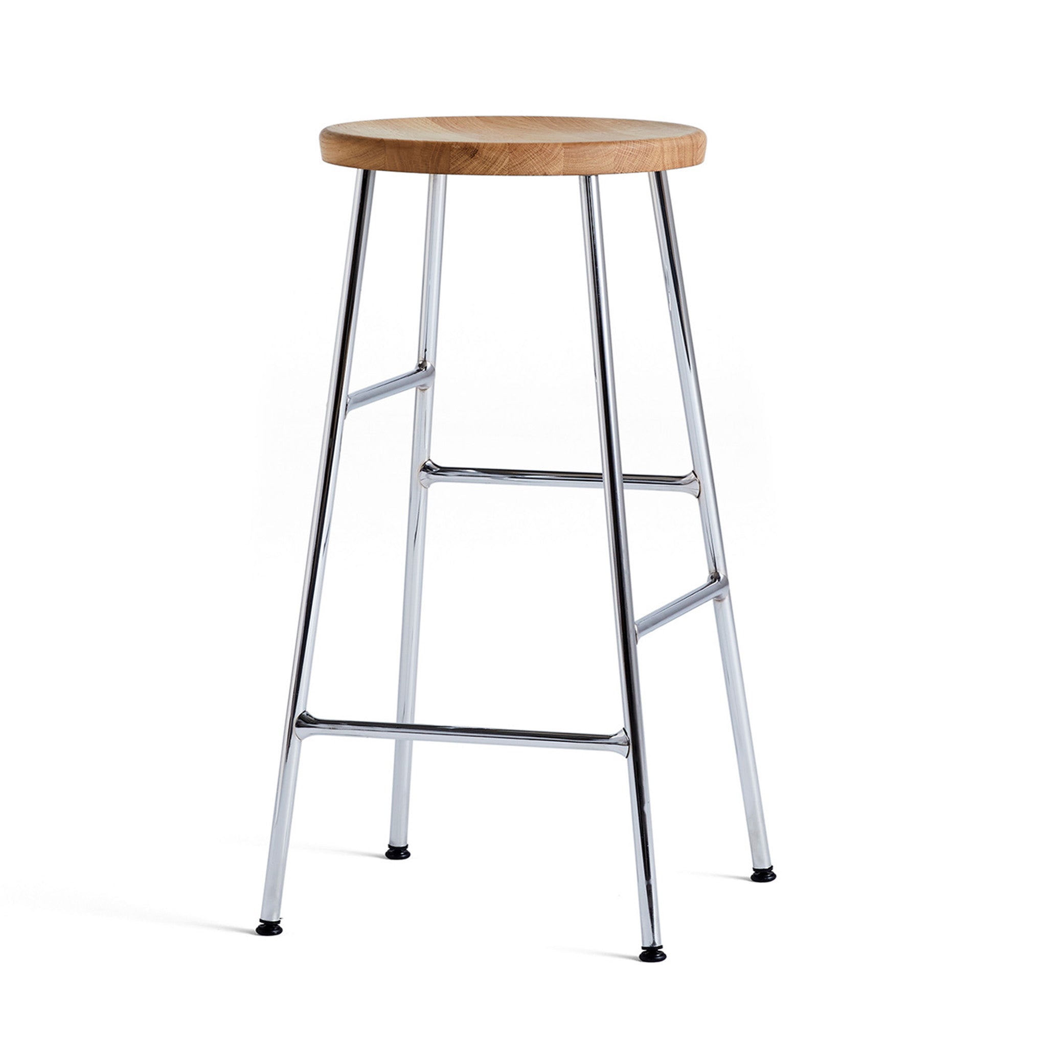 Hay Cornet Counter Stool – Chrome – Oak – (Clearance)