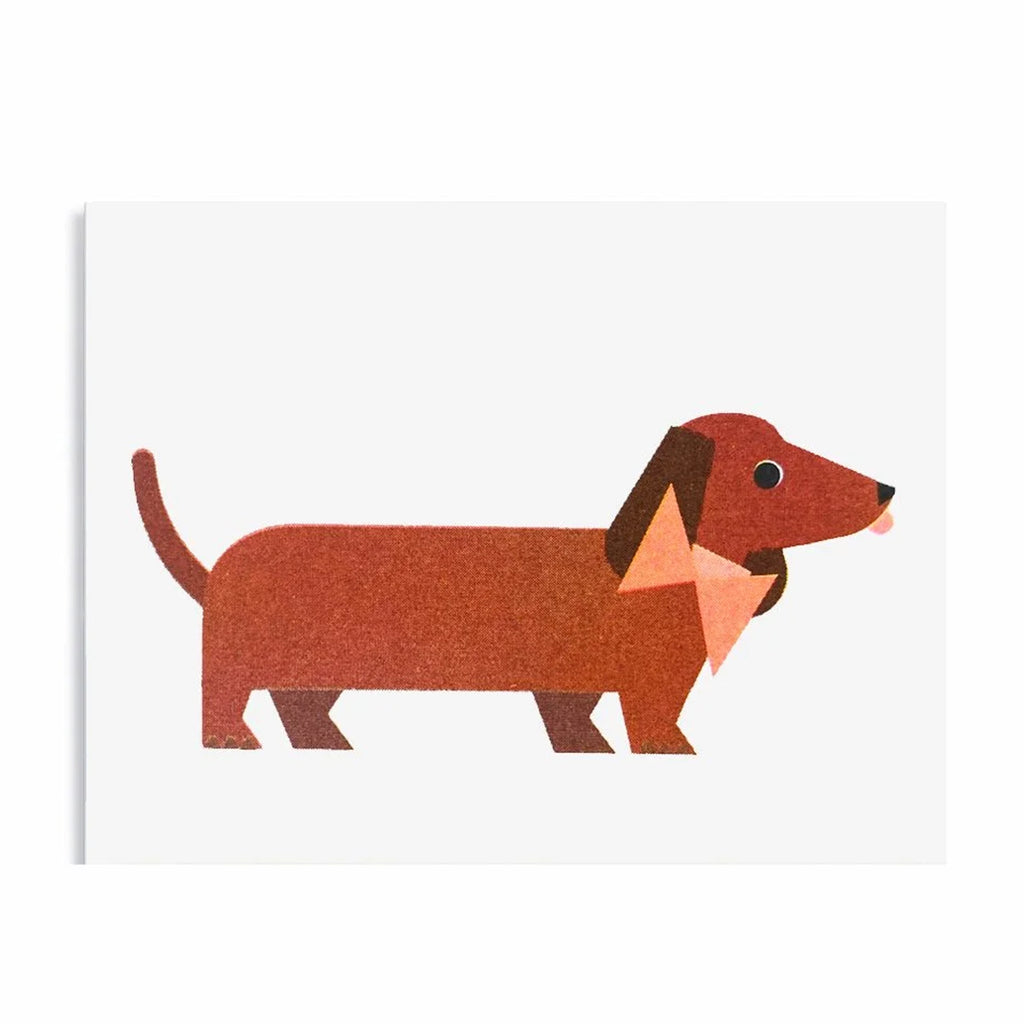Dachshund Mini Card by Scout Editions