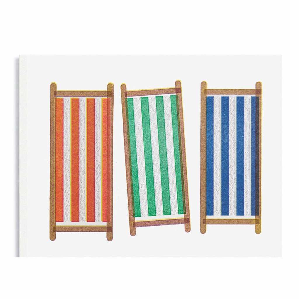 Deckchairs Mini Card by Scout Editions