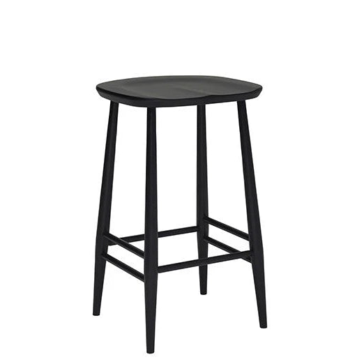 L.Ercolani Ercol Utility Counter Stool H65cm – Black (Clearance)