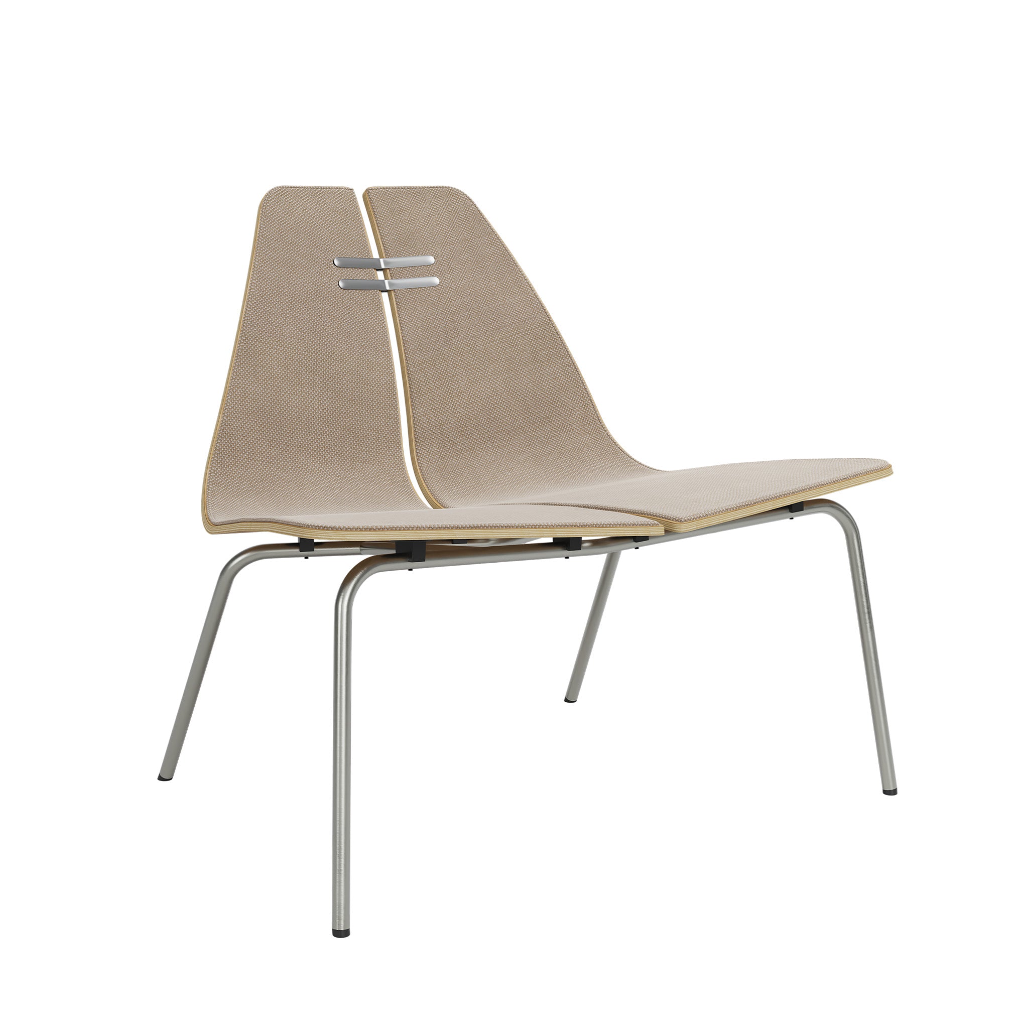 PK23 Lounge Chair Front Upholstered by Fritz Hansen