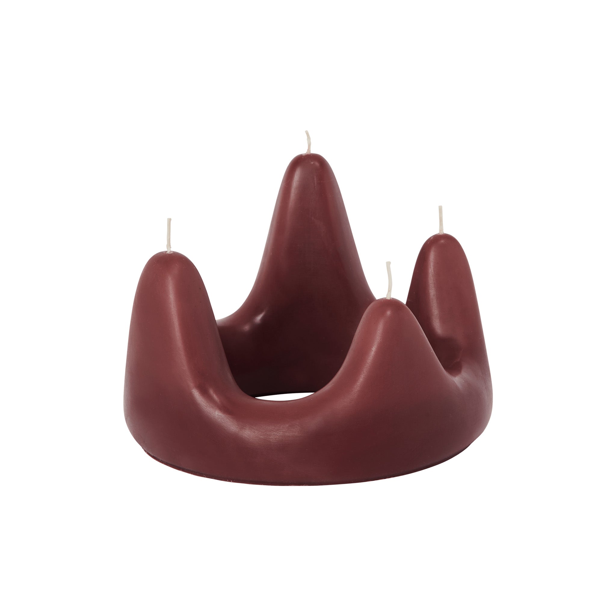 Stala Ring Candle in Dark Grape By Ferm Living