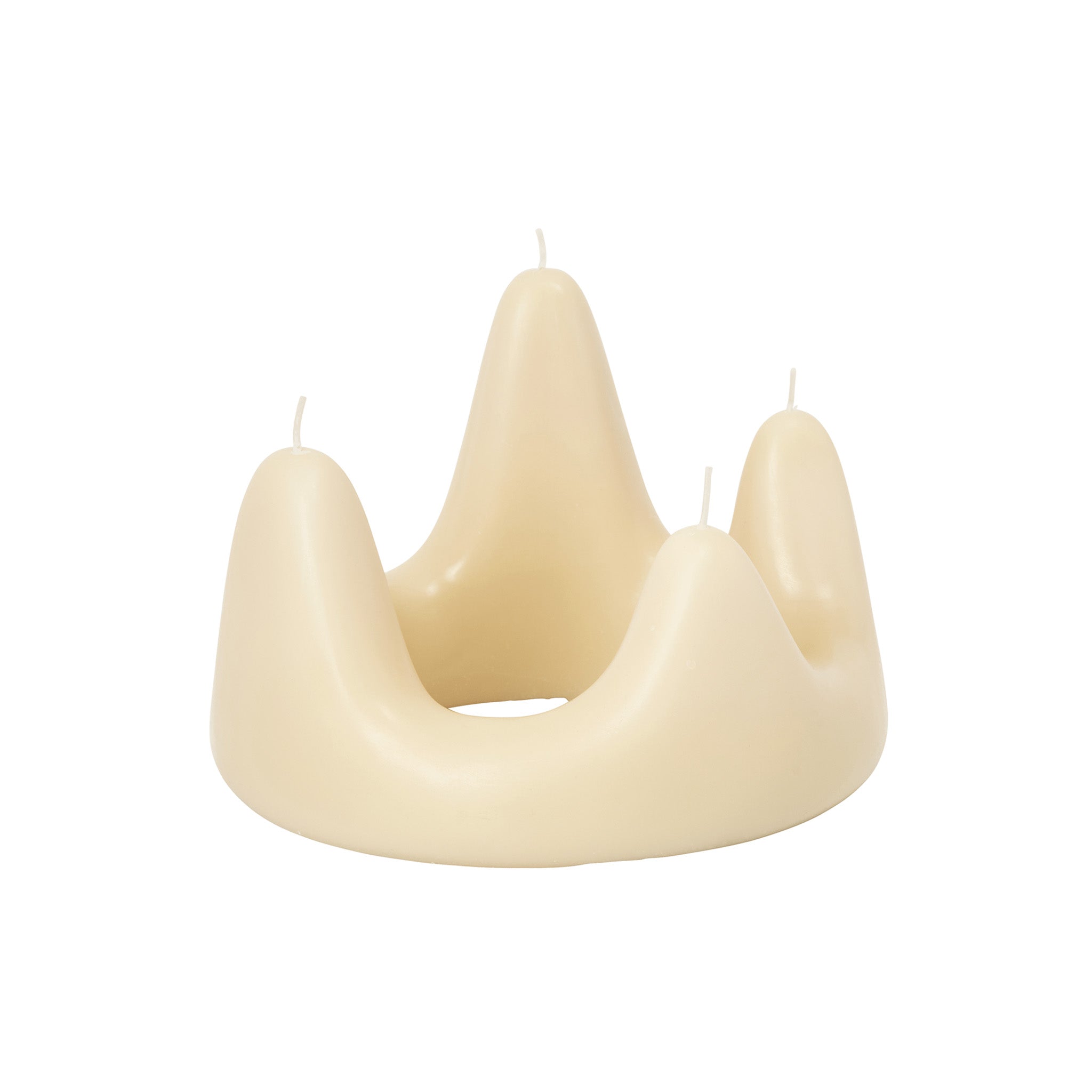 Stala Ring Candle in Sand By Ferm Living