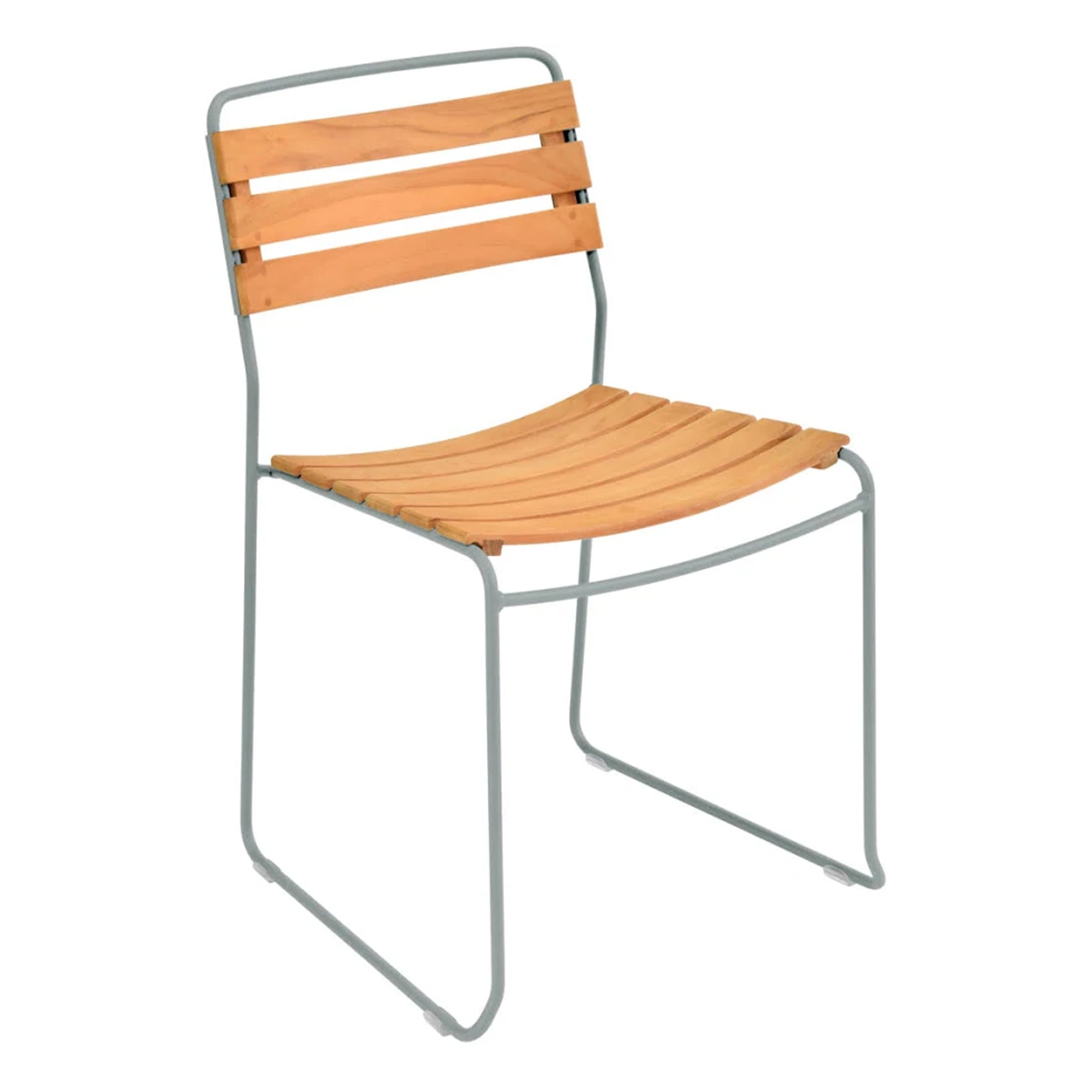Clearance Surprising Teak Chair / Lapilli Grey by Fermob