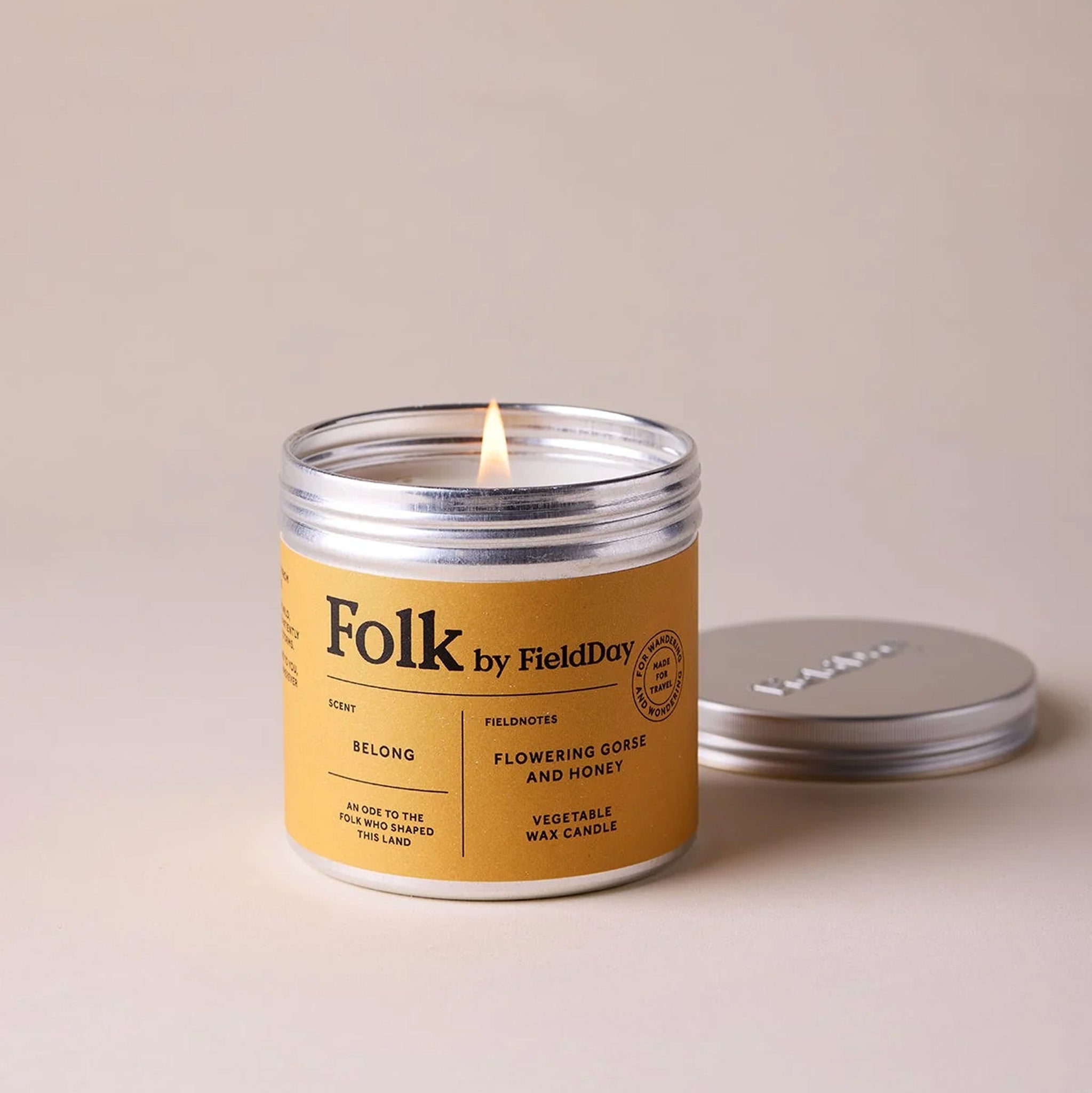 Belong Folk Tin Candle by FieldDay