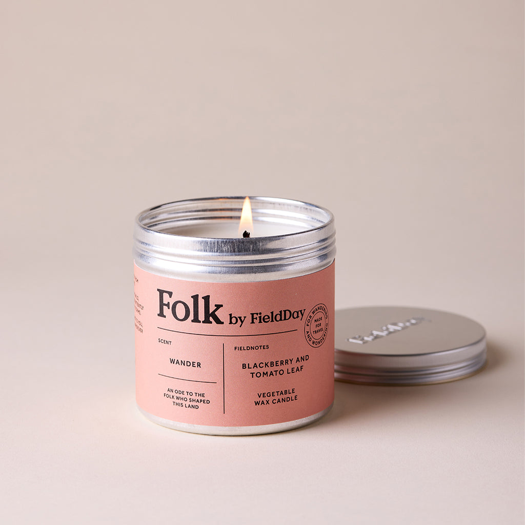 Wander Folk Tin Candle by FieldDay
