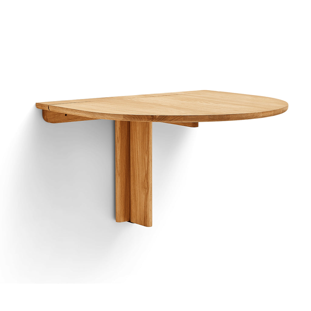 Trefoil Folding Wall Table by Form and Refine