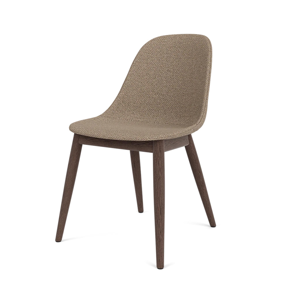 Harbour Side Chair Upholstered with Wood Base