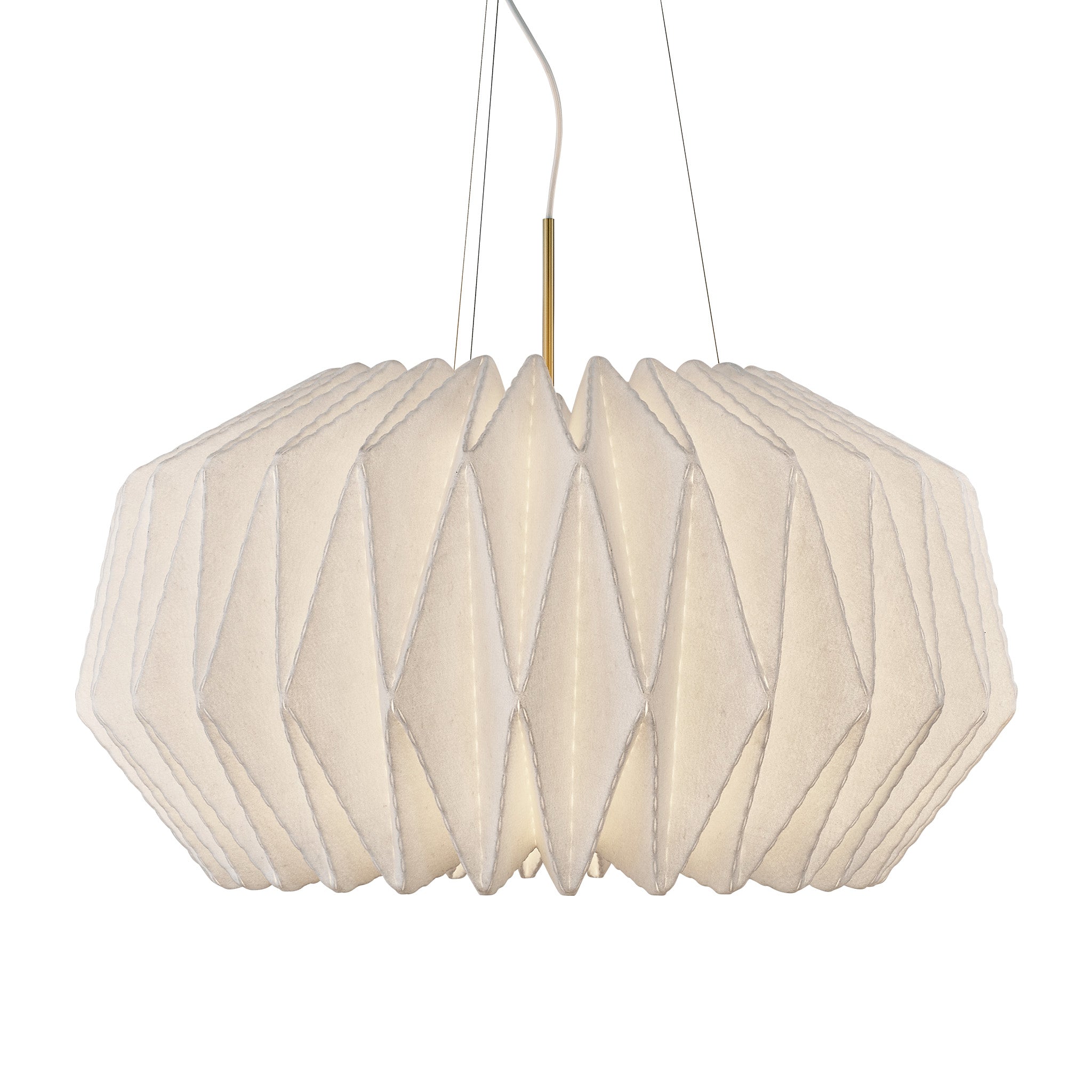 164 Softly Pleated I XL Pendant By Philip Bro