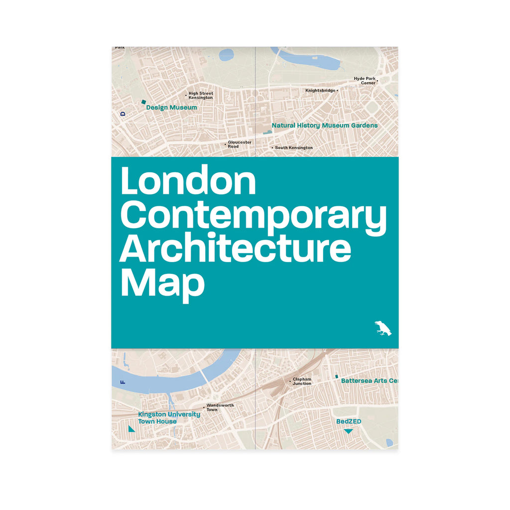 London Contemporary Architecture Map by Blue Crow Media