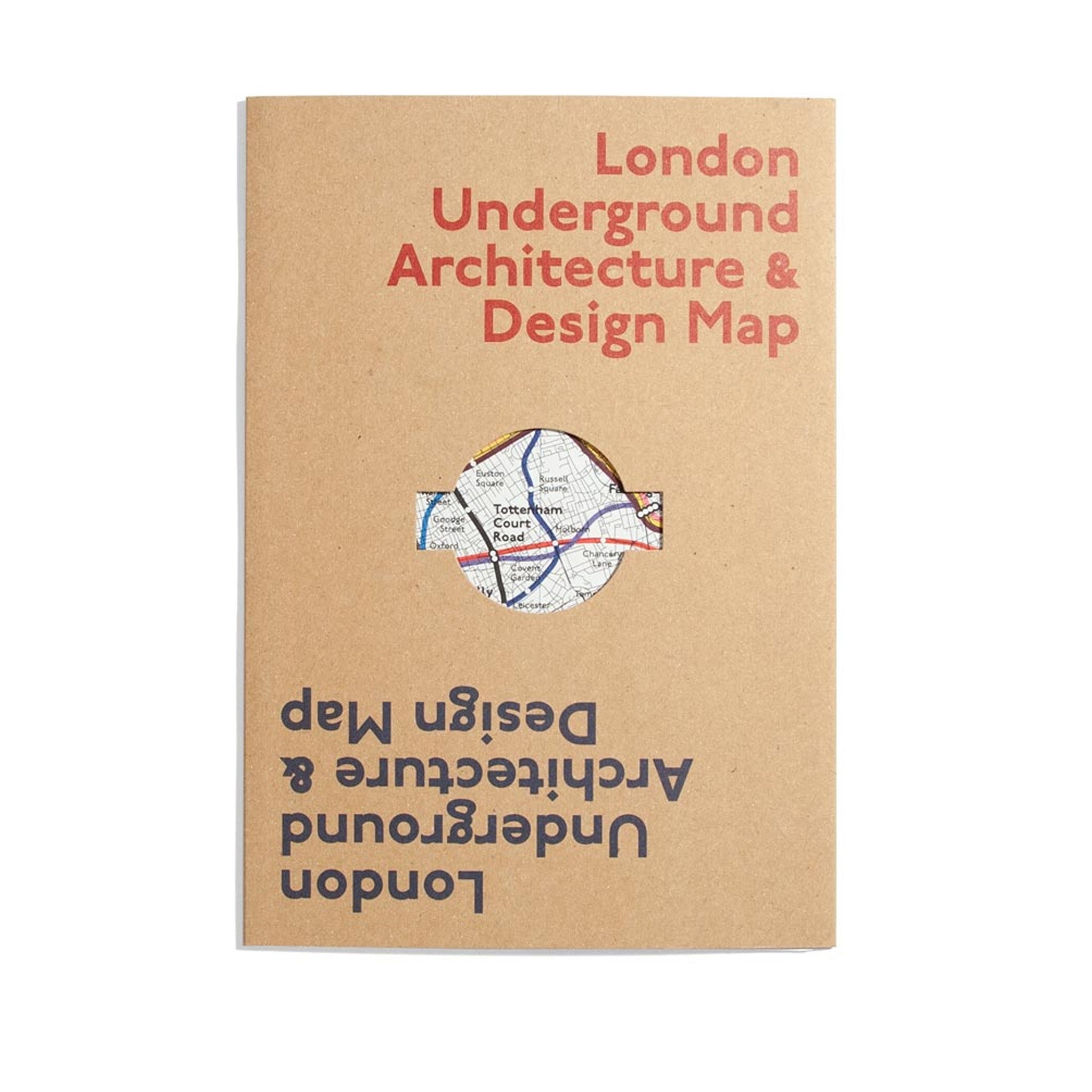 London Underground Architecture & Design Map by Blue Crow Media