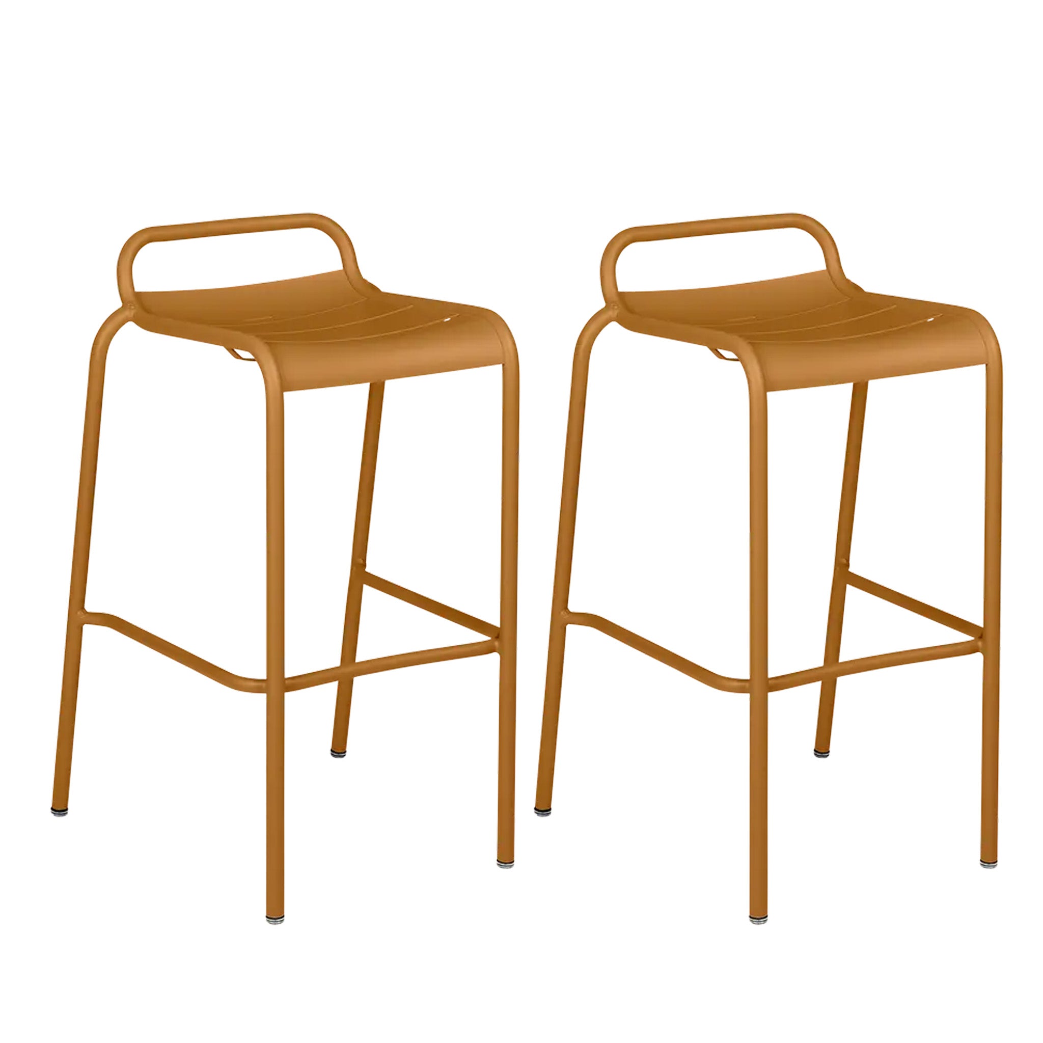 Clearance PAIR Luxembourg Bar Stools / Gingerbread