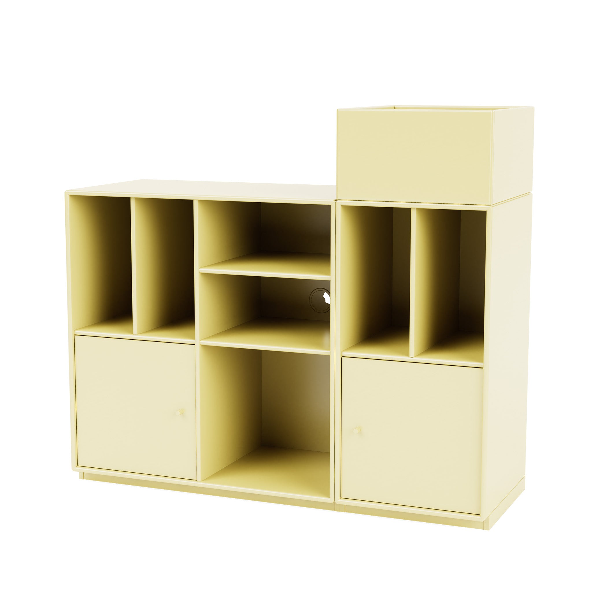 Spin III Vinyl Storage Unit by Montana Furniture